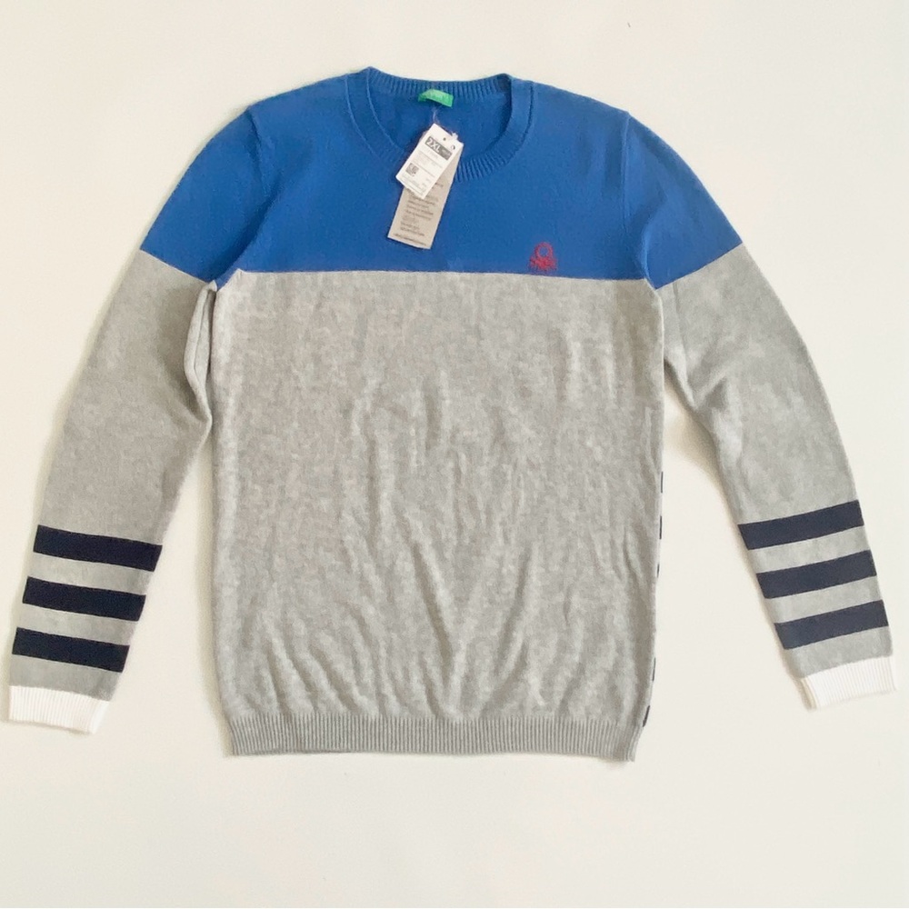 Benetton boys knit pullover sweater